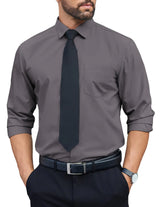 COOFANDY Mens Long Sleeve Button Down Shirts Wrinkle Free Untucked Shirts for Men Casual Dress Shirts Beach Wedding Shirts Deep Grey - Lootquake