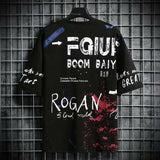 Korean Fashion Summer Men's Graphic Half Sleeve T-Shirts - Lootquake