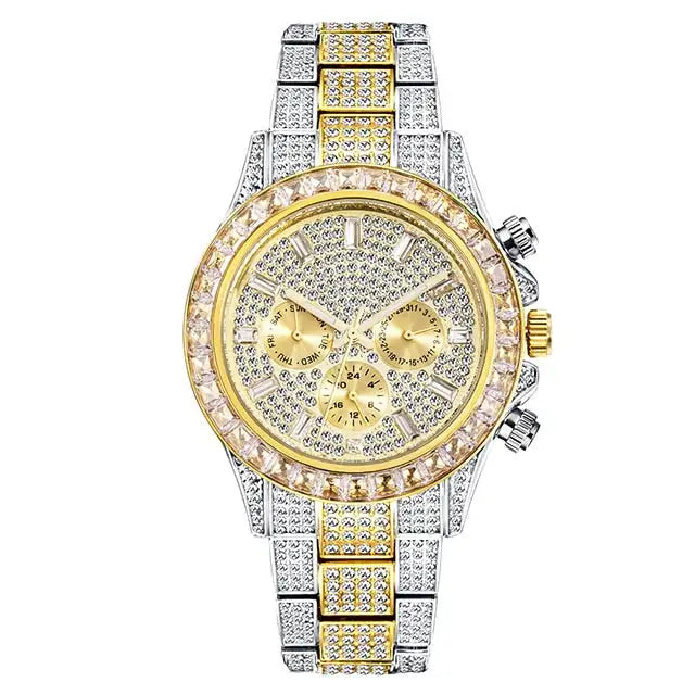 Diamond Calendar Watches - Lootquake