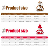 Cat Christmas Outfits, Dog Cat Santa Claus Outfit, Soft And Thick Xmas Cape With Hat, Christmas Cat Dog Costume Pet Cape, Cat Christmas Costumes For Cats, Medium Cat Cape For Cats - Lootquake