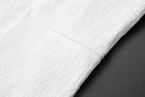 White Men's Casual Suit Jacket Men's Spring And Summer - Lootquake
