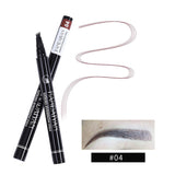 Four-Head Liquid Tattoo Eyebrow Pencil