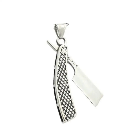 Titanium Steel Shaver Pendant Personality Punk Vintage Necklace - Lootquake