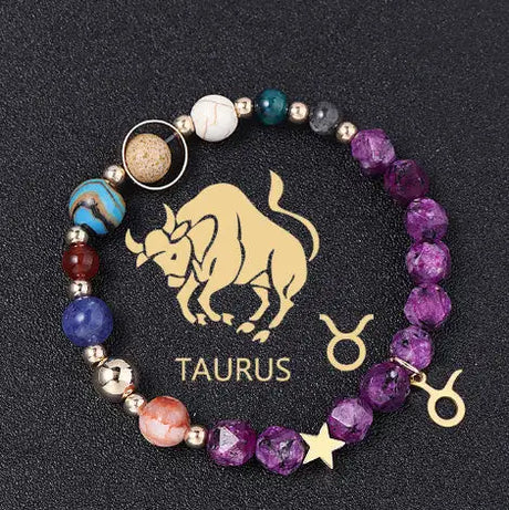 Natural Stone Hemp Stone Cut Surface Eight Planets Personalized Fashionable All-match - Lootquake
