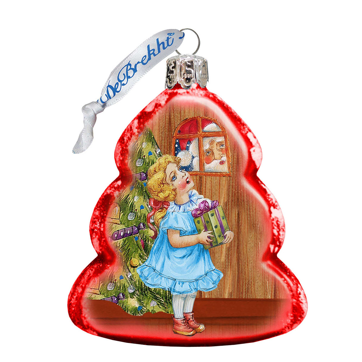 Adorno de vidrio "Gracias, Papá Noel Mercurio" de G. DeBrekht - Decoración navideña - 773014