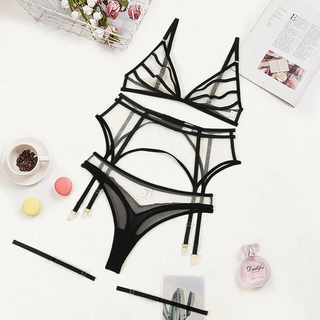 Summer New Triangle Cup Sexy Lingerie Suit - Lootquake