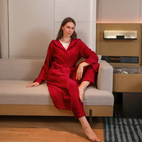 Women's Fibre Velvet Gown Set - Lootquake