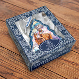 Deer Story Glass Ornament by G. DeBrekht - Wildlife Holiday Decor - 762-029