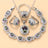 Earrings Necklace And Ring For Women 4 PCs Set - Lootquake