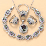 Earrings Necklace And Ring For Women 4 PCs Set - Lootquake