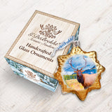 Adorno de vidrio de mercurio con forma de alce de G. DeBrekht - Decoración navideña con vida silvestre - 775487