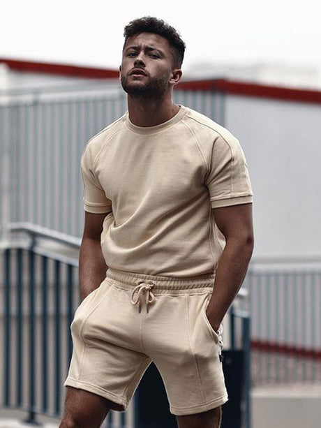 Men's Casual Short Sleeve T-Shirt Sports Suit - Lootquake