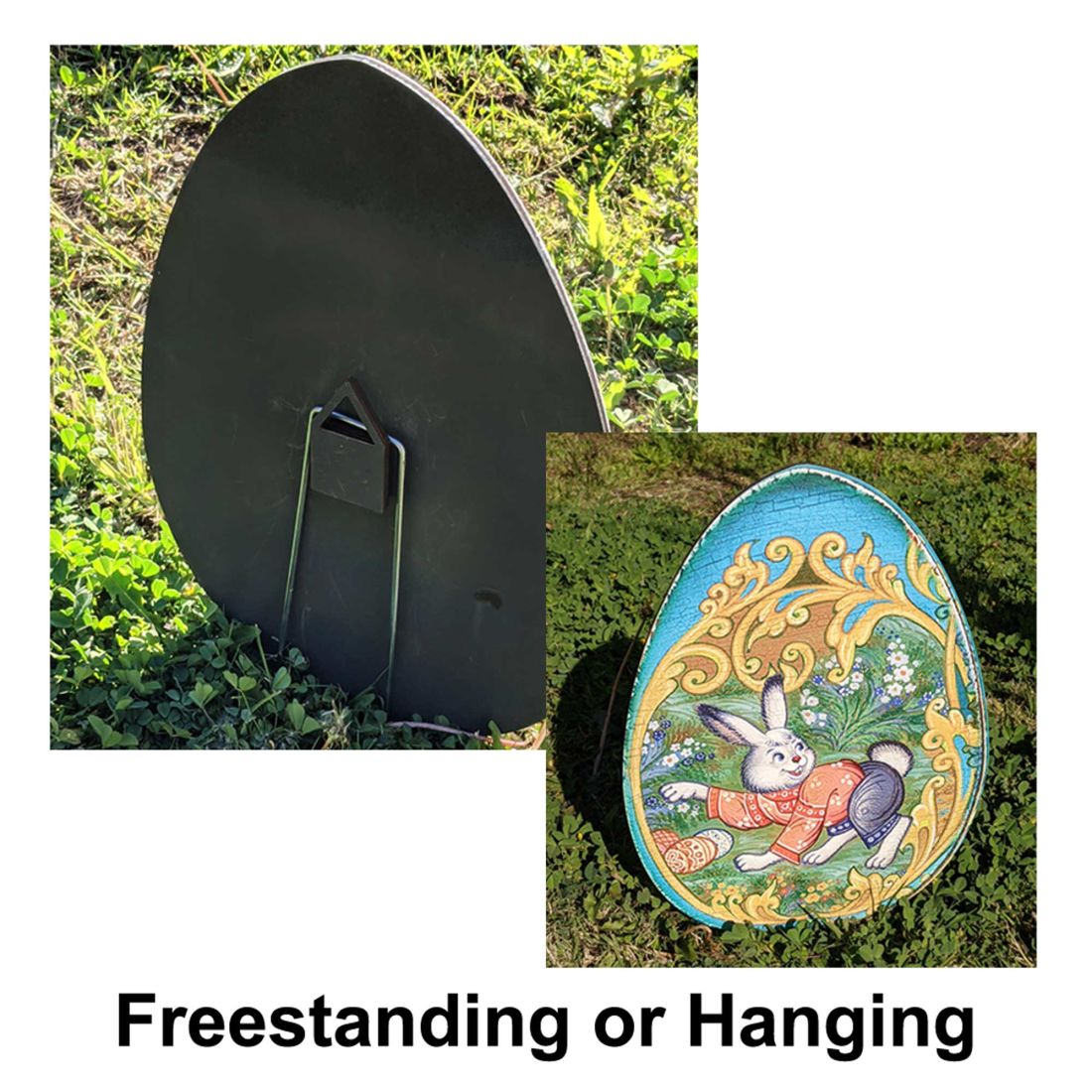 Easter Egg Hunt Outdoor Garden Decor Set of 3 by G. DeBrekht - Easter Spring Decor - 8198712-3M-S3