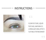 Four-Head Liquid Tattoo Eyebrow Pencil