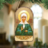Matrona Plaque Religious Orthodox Sacred Icon Ornament - Inspirational Icon Decor - 87048