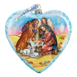 Nativity Glass Ornament Limited Edition by G. DeBrekht - Nativity Holiday Decor - 738-081