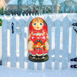 Nesting Doll Matreshka Holiday Door Decor by G. DeBrekht - Christmas Decor - 8115010H