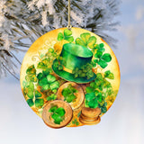 St. Patrick Day Wooden Ornaments by G. DeBrekht Easter Spring Decor - 8652774