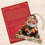 Adornos de madera del Taller de Santa Claus de Jamie Mills-Price, decoración navideña de muñeco de nieve de Santa Claus - 8611068-2-MP