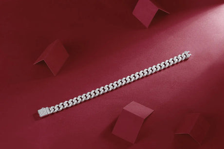 The Light Of Faith Luxury Fashion Mossan Diamond S925 Silver Bracelet - Lootquake