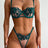 Dark Green Steel Support Split Lingerie - Lootquake