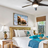 Bear Art Wooden Wall Art by Nature Wonders - Nature Wildlife Decor  - 95297B