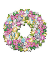 Spring Wreath Decorative Door Decor by G. DeBrekht - Easter Spring Decor - 8185301H