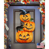 Calabazas apilables aterradoras para Halloween, decoración para puerta de G. DeBrekht - Decoración de Halloween para Acción de Gracias - 8158415H