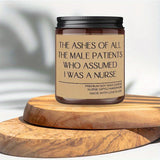 1pc Round Single-wick Scented Candle, 5.3Oz, Soy Wax, Beeswax, with Bow, in Glass Bottle, Extra Long Burn Time (12 Hours Or More), for Birthday, Labor and Delivery Nurse, Nurse Practitioner, Nursing School Student, Paramedic,