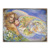 Arte de pared de madera "Alas de Amor" de Josephine Wall - Decoración de fantasía - 852153-JW