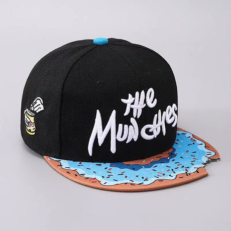 Flat Brim Missing Corner Snack Baseball Cap Personality Male And Female Adult Sun-proof Sports Hat - Lootquake