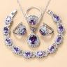 Earrings Necklace And Ring For Women 4 PCs Set - Lootquake