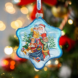Winter Play Glass Ornament Set of 3 by G. DeBrekht - Christmas Decor - 75104-B3