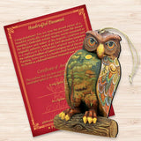 Owl Wooden Ornaments Halloween by G. DeBrekht - Thanksgiving Halloween Decor - 8158912