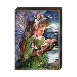 Beachcomber Fairy Fantasy Wooden Wall Art by Josephine Wall - Fantasy Decor - 852130-JW
