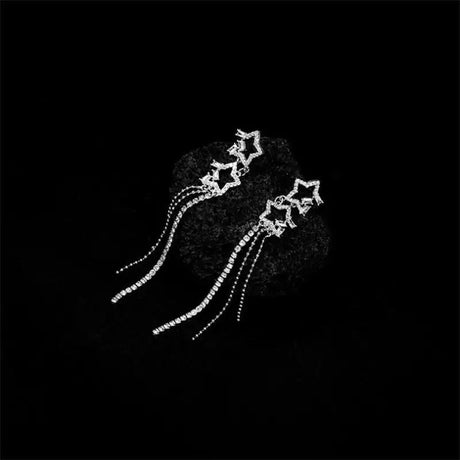 XINGX Water Drop Tassel Earrings Earrings Simple - Lootquake