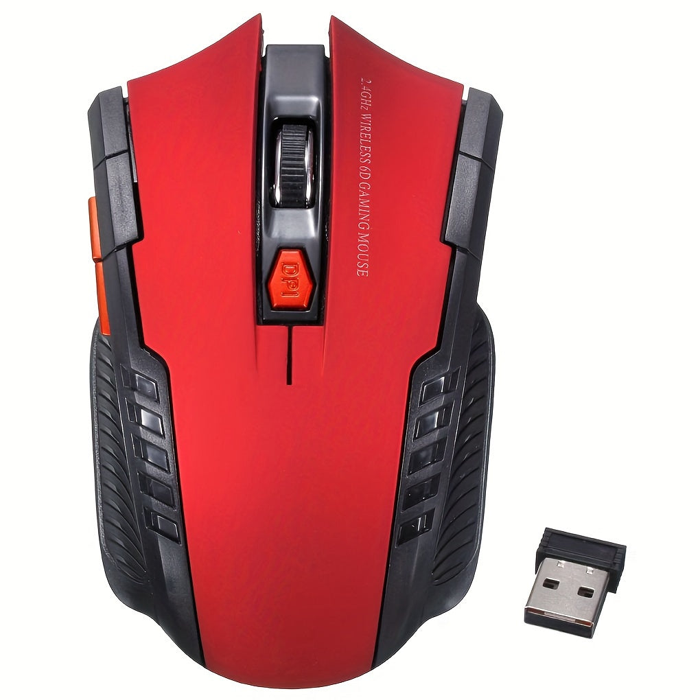 Souris de jeu sans fil ConnectFit 2,4 GHz avec récepteur USB – Compatible avec Windows 7/2000/XP/Vista, idéale pour les accessoires PC et ordinateurs portables