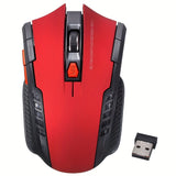 Souris de jeu sans fil ConnectFit 2,4 GHz avec récepteur USB – Compatible avec Windows 7/2000/XP/Vista, idéale pour les accessoires PC et ordinateurs portables