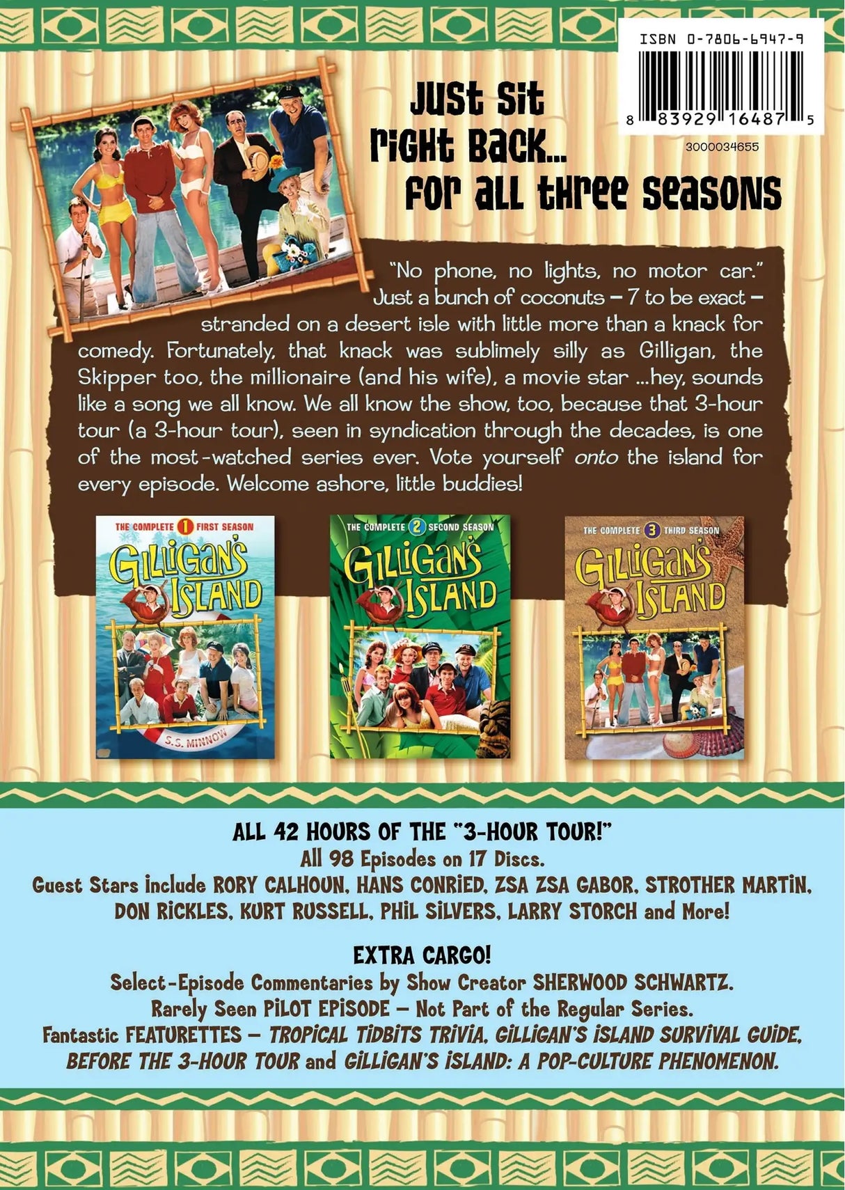 Gilligan's Island: The Complete Series Collection (DVD) - Lootquake