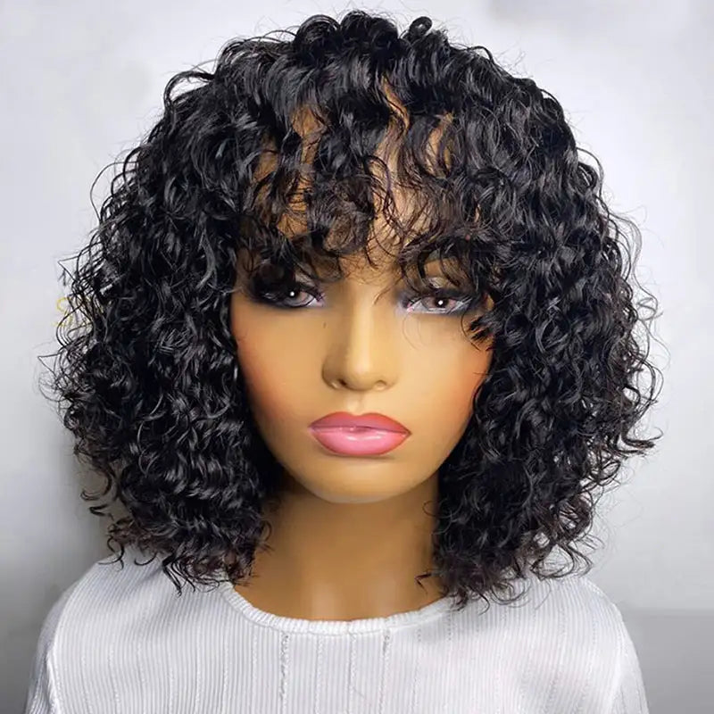 BOB Wig Full Mechanism Headgear Real Hair - Lootquake