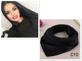Black long straight hair wig cover - Lootquake