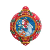 Christmas Goose Sculpted Hand-Painted Christmas Ornament by G. DeBrekht - Christmas Santa Snowman Decor - 6102416