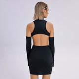 2023 Women's Fashion Summer Sleeveless Slim Short Mini Dress Club Dresses - Lootquake
