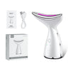 EMS Microcurrent Neck Face Beauty Device With 3 Colors LED Photon Therapy Skin Tighten Reduce Double Chin Face Lifting Devices - Lootquake