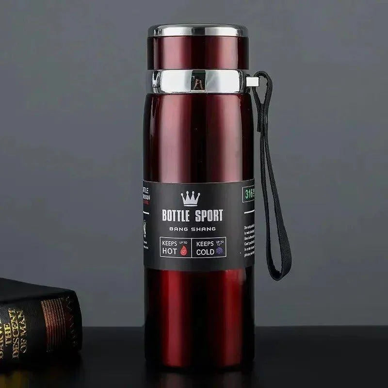 1L Thermal Water Bottle Keep Cold and Hot Thermos for Water Tea Coffee Vacuum Flasks Stainless Steel Thermos Bottle