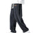 RoseSeek Mens Baggy Pants Tie Front Drawstring Waist Corduroy Pants Casual Loose Straight Leg Pants Trousers Dark Grey XXL - Lootquake