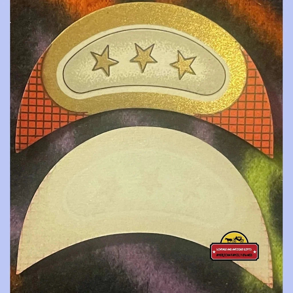 Elegant Antique Vintage 1920s French Crescent Wine Labels Set