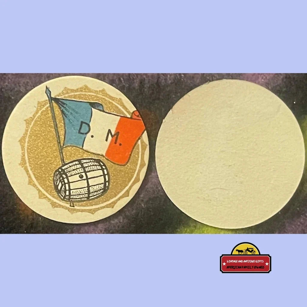 Rare Antique Vintage French Wine Barrel Labels Evoke 1920s Charm