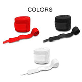 2 Rolls 2.5M Cotton Boxing Bandage Sports Strap Sanda Gauntlets MMA Hand Gloves Wraps Belt Wraps Bandage For Competition