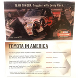 Rare 2005 NASCAR Winston Craftsman Toyota Tundra Hologram Card